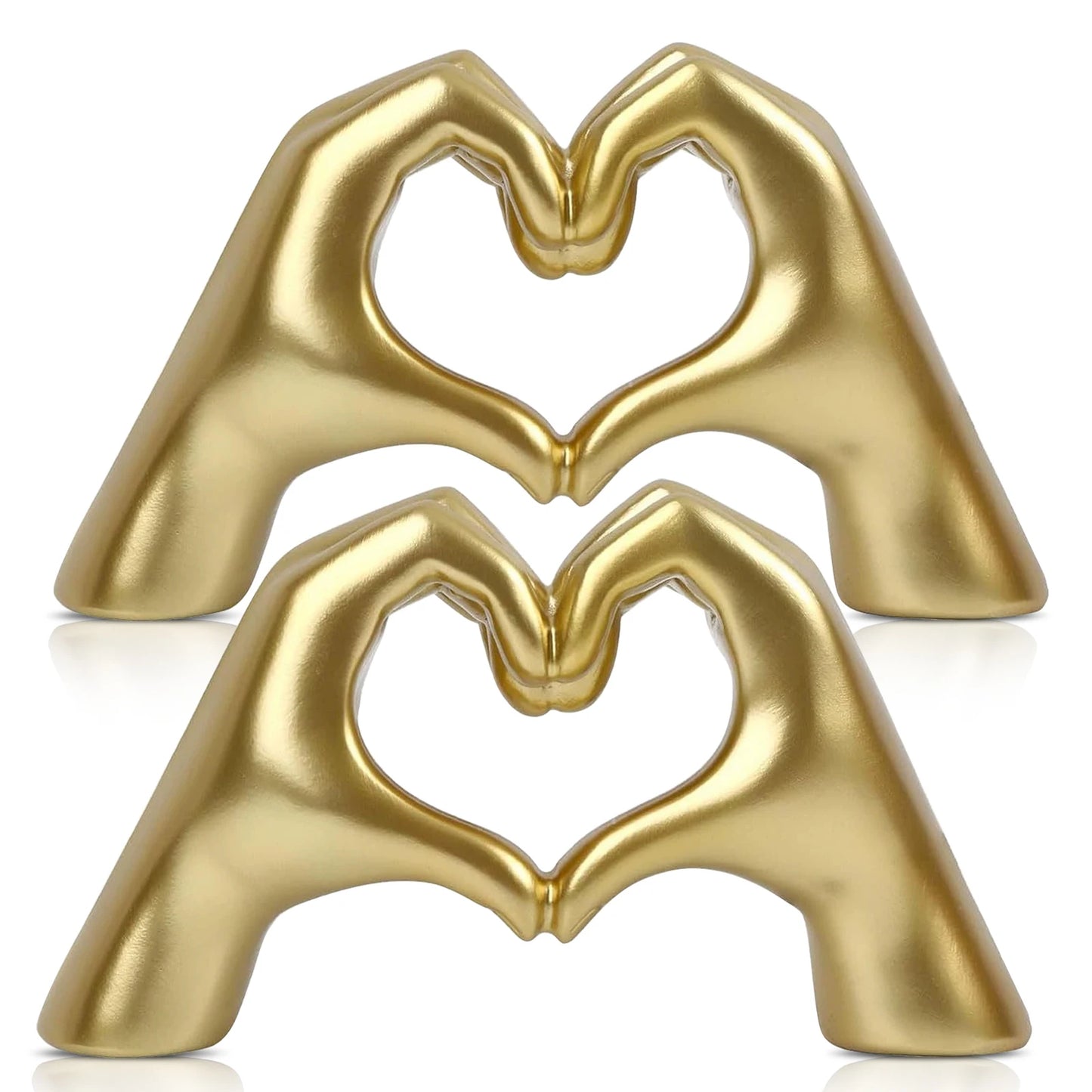 Heart Shaped Hand Statue Home Decor Accents