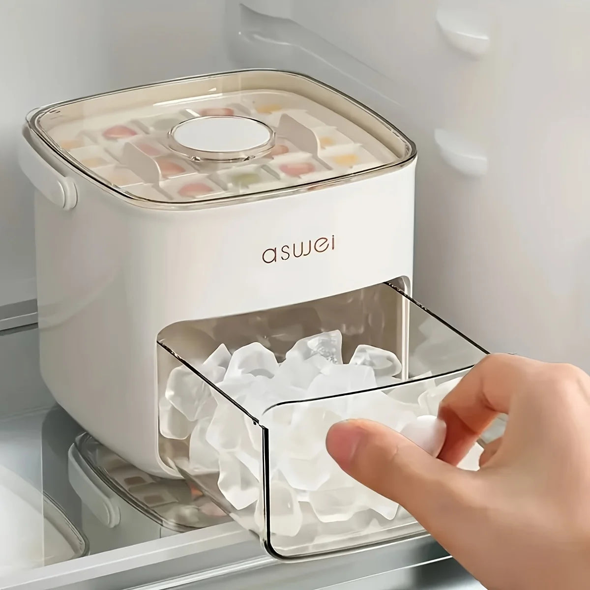 Ice Cube Machine Freezer Storage