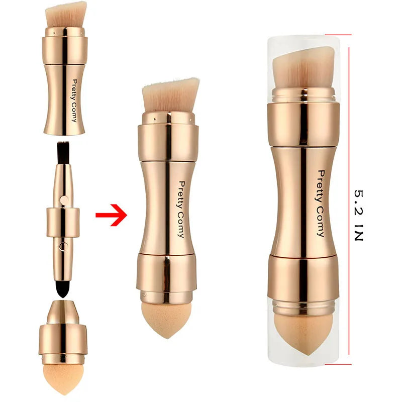 4 In 1 Multi-Functional Makeup Brush