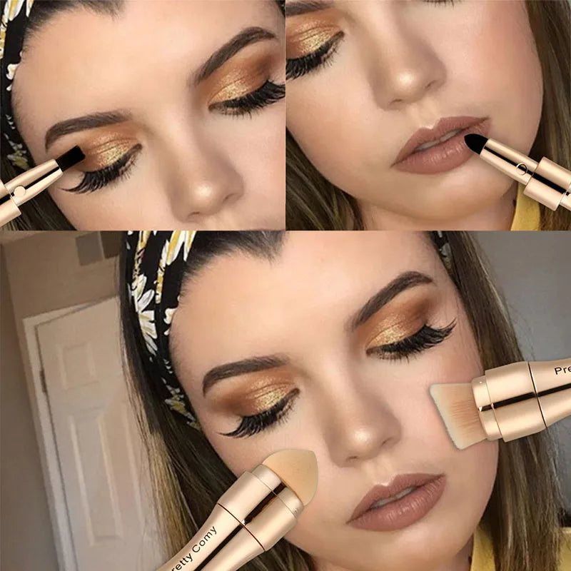 4 In 1 Multi-Functional Makeup Brush