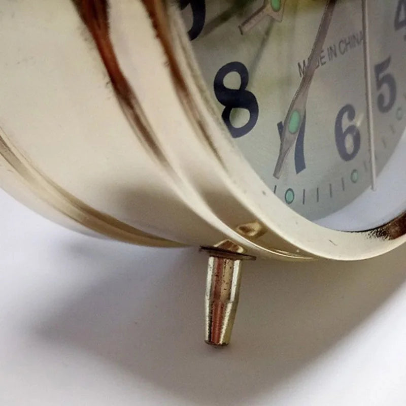 Vintage Style Alarm Clock Manual Wind Up Snooze