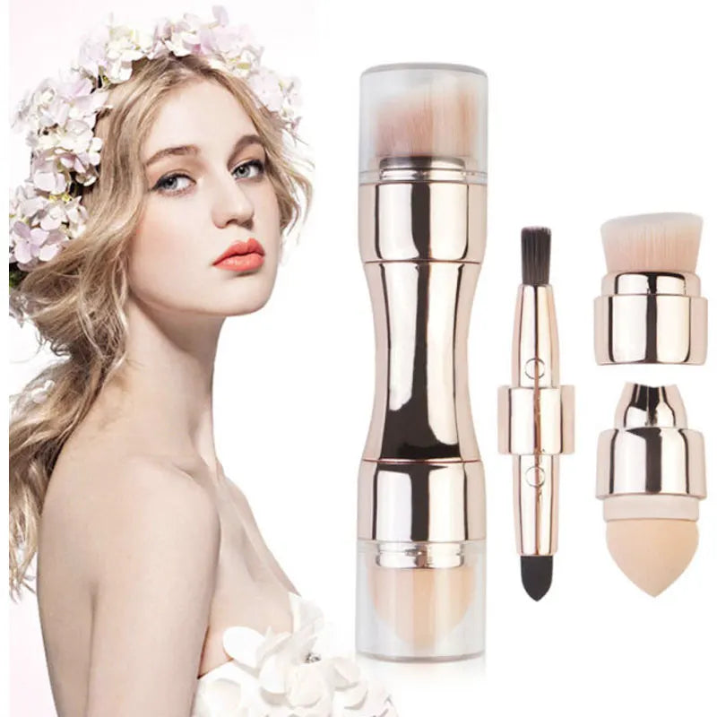 4 In 1 Multi-Functional Makeup Brush