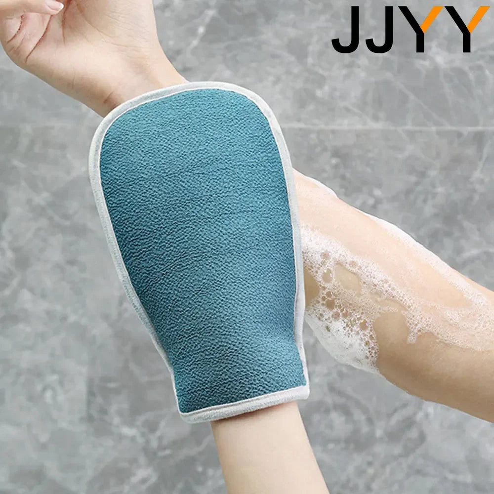 Exfoliating Gloves and Loofah Bath Sponge Set Men Women