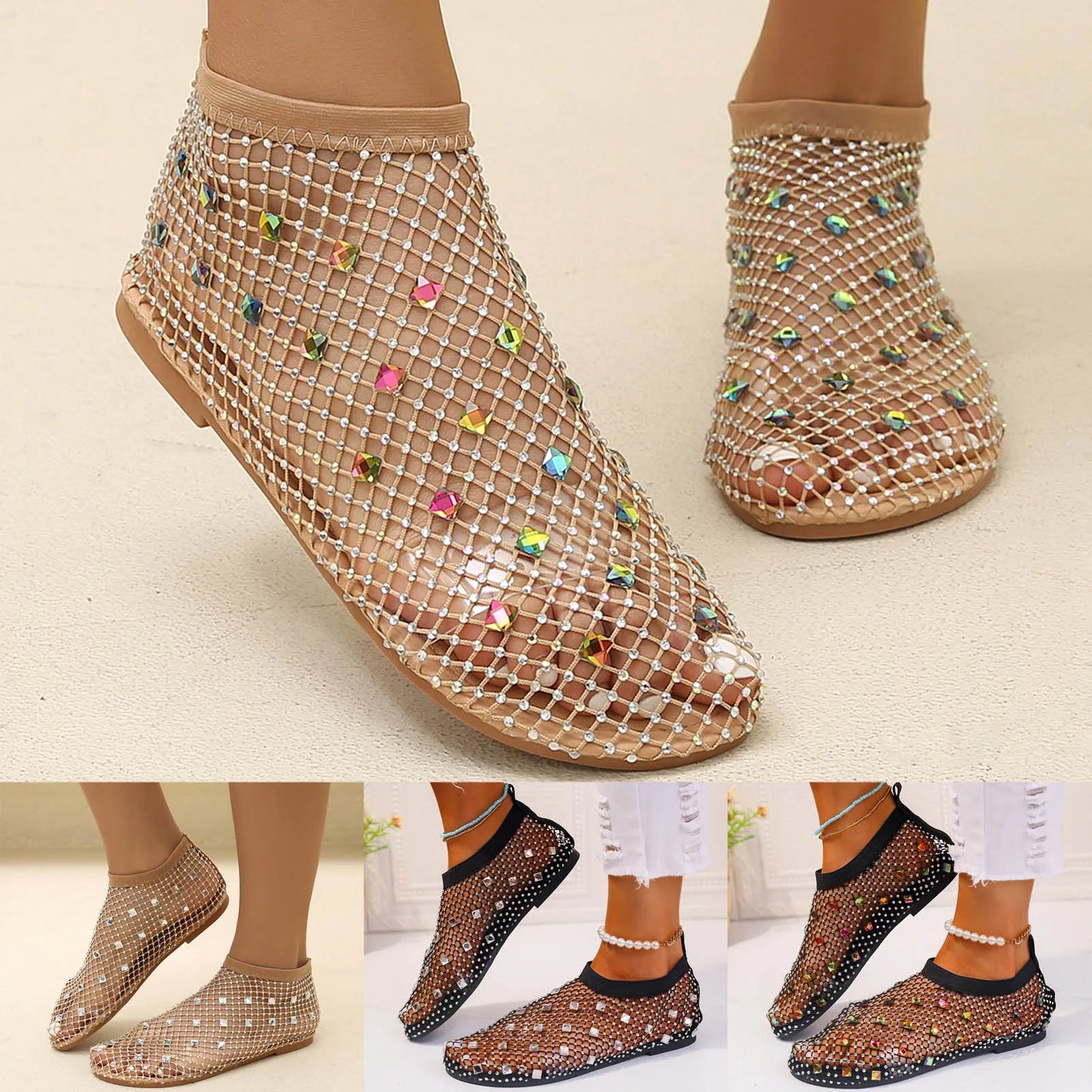 Breathable Hollow Mesh Dress Casual Shoes