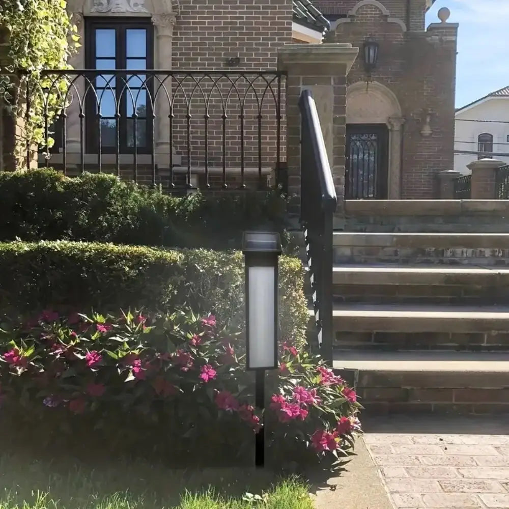 Solar Powered Home Address Number Sign Smart Light Control