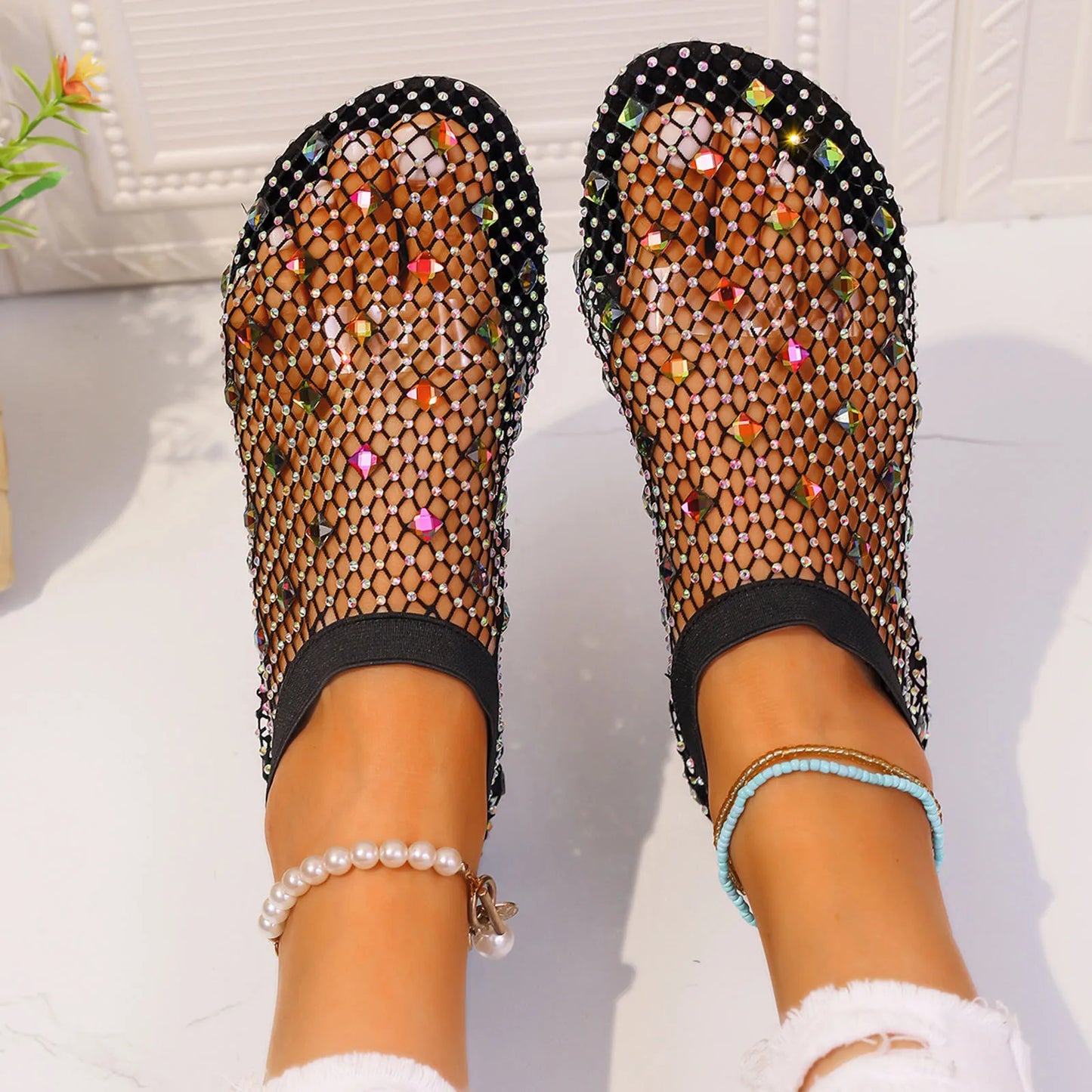 Breathable Hollow Mesh Dress Casual Shoes