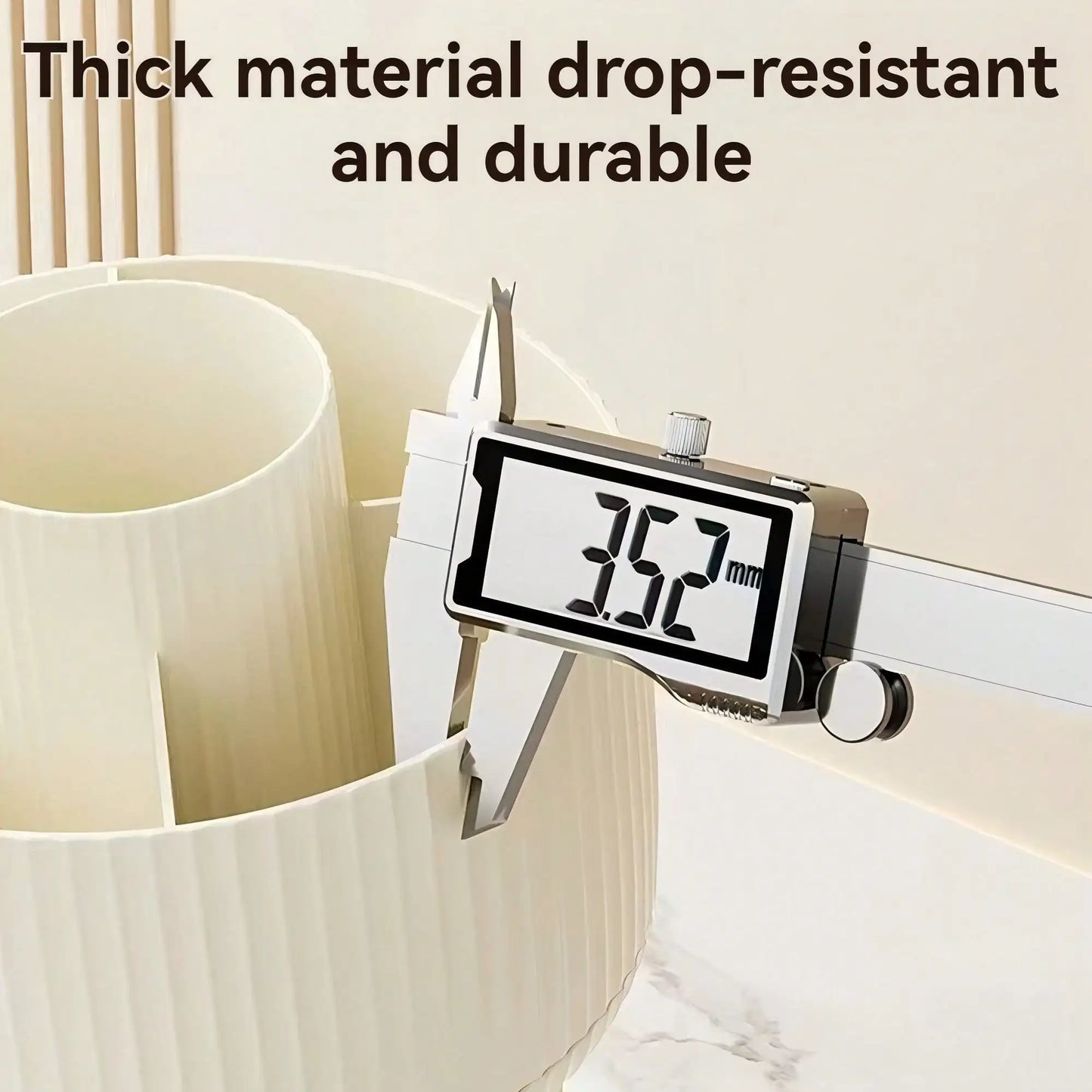 360° Rotating Makeup Brush Holder Organizer