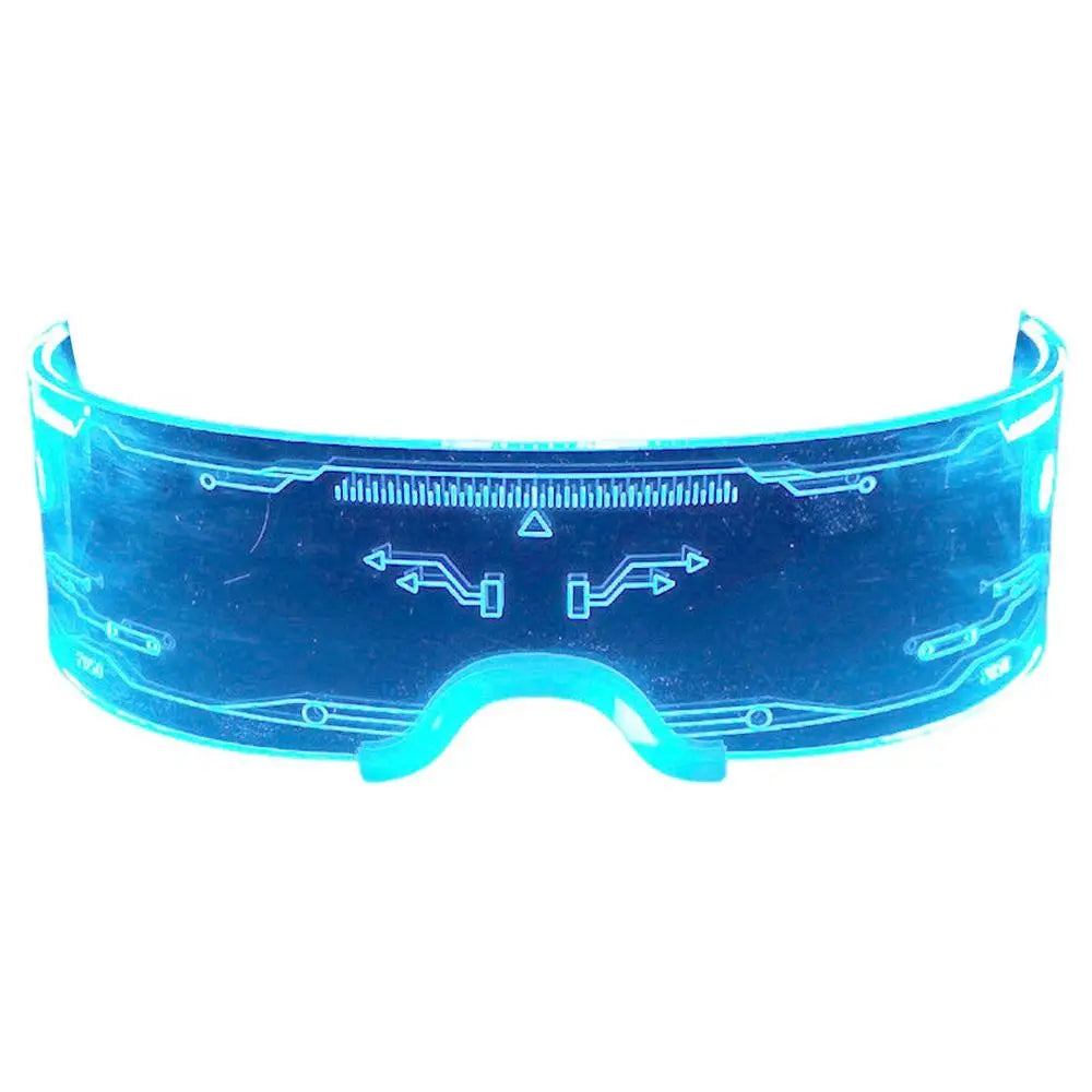 LED Visor Sci-Tech Glowing Glasses Neon Luminous