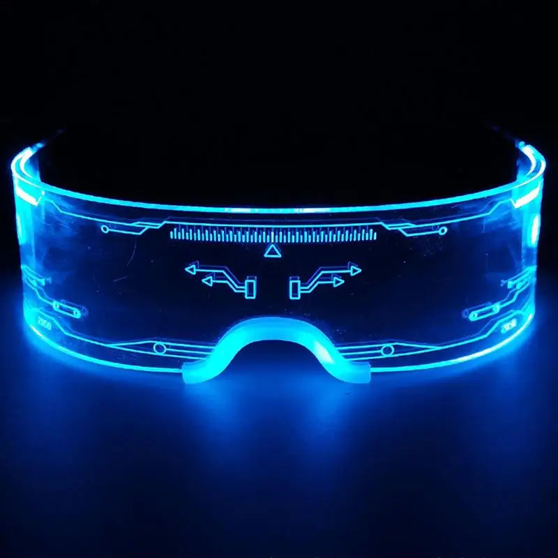 LED Visor Sci-Tech Glowing Glasses Neon Luminous