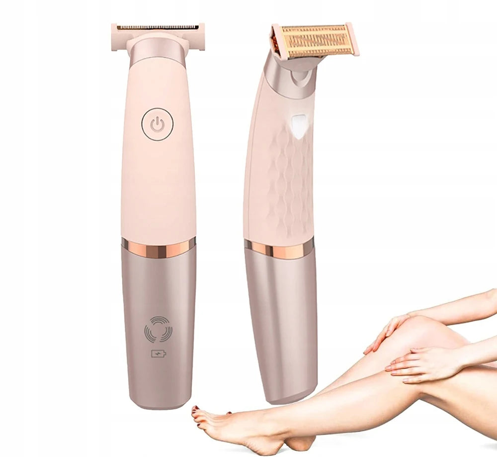 Portable Rechargeable Body Hair Trimmer Grooming Face Leg Underarm
