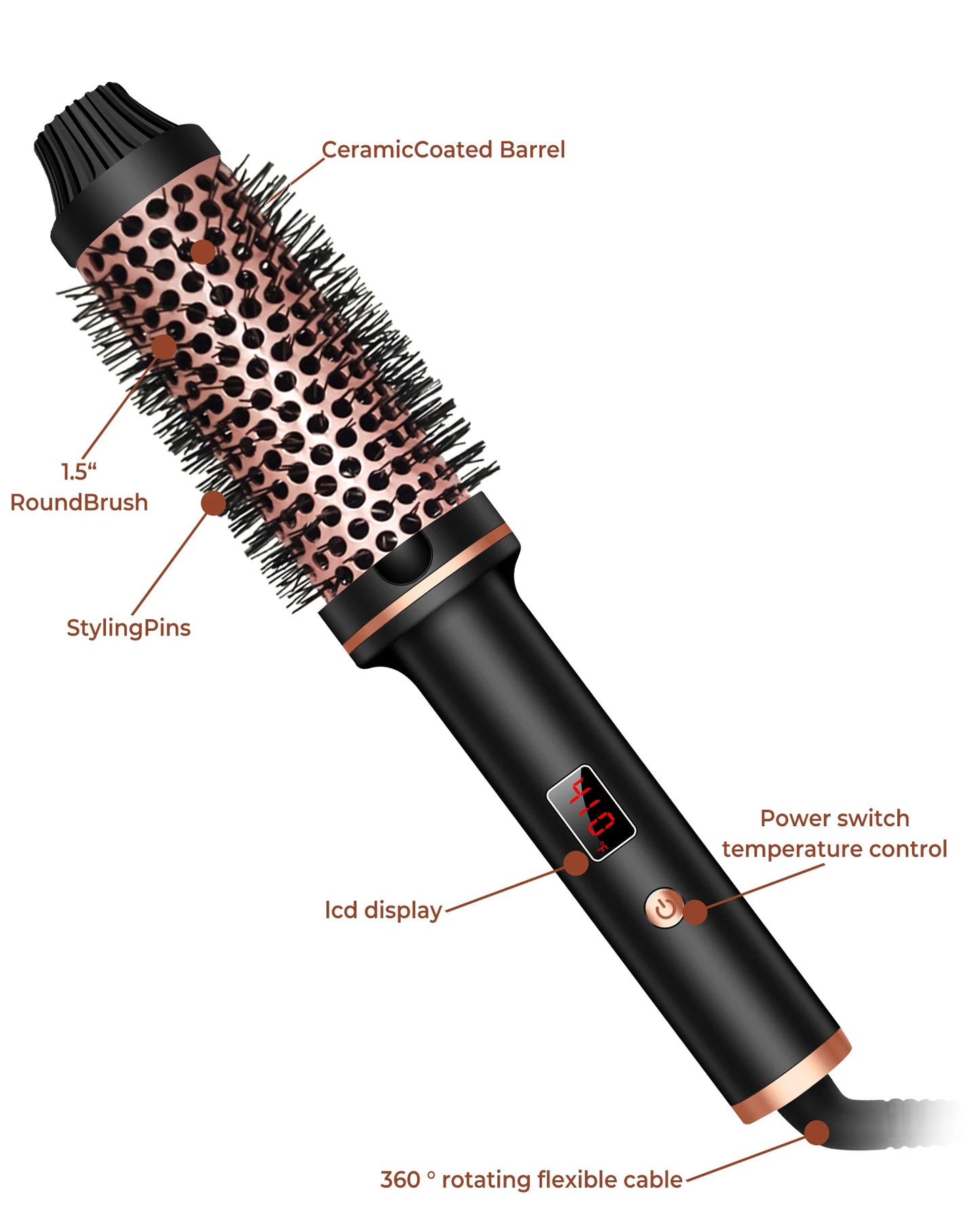Thermal Ceramic Wet / Dry Round Brush