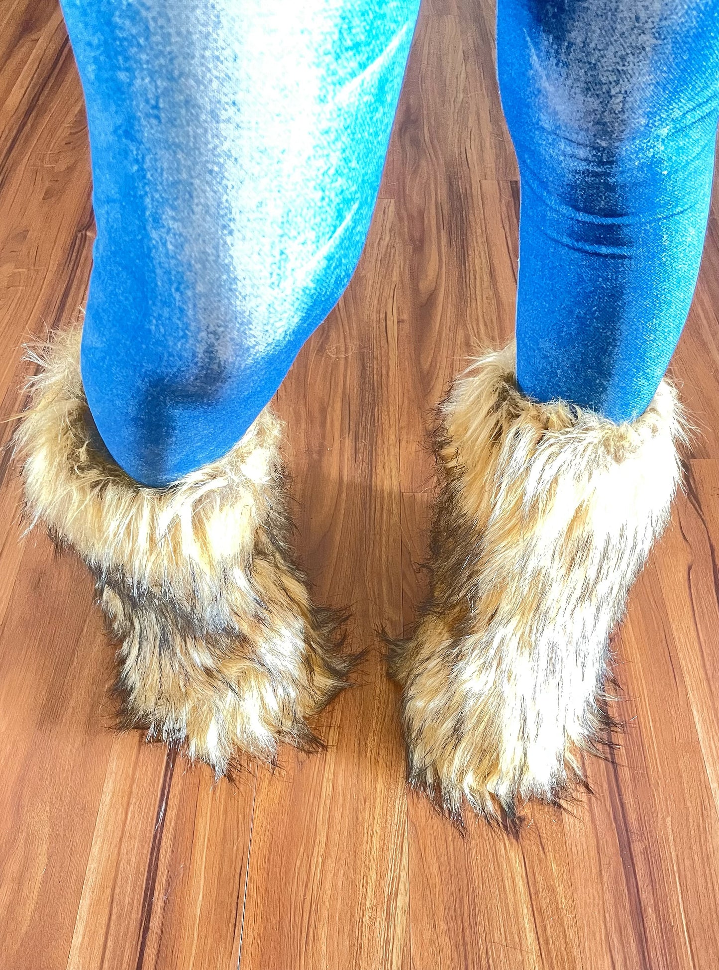 Faux Fur Calf Boots