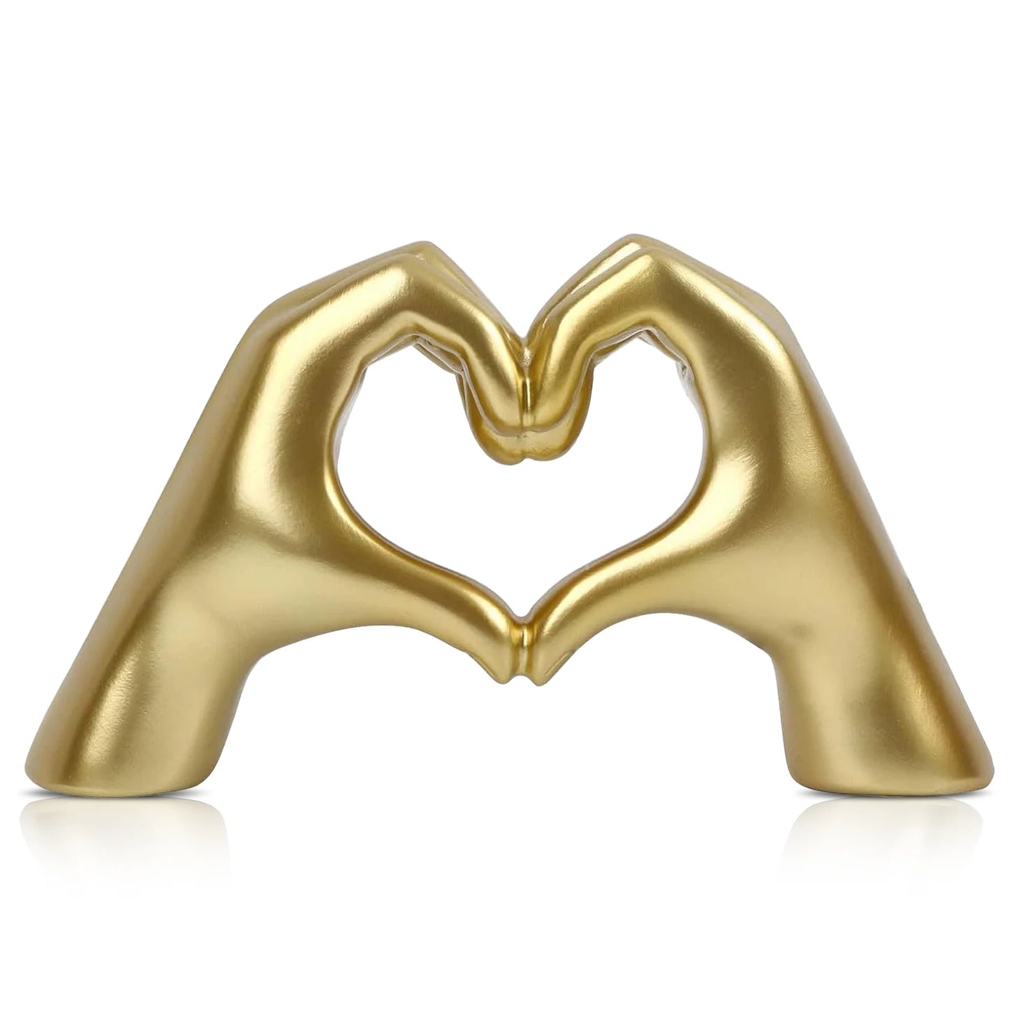 Heart Shaped Hand Statue Home Decor Accents