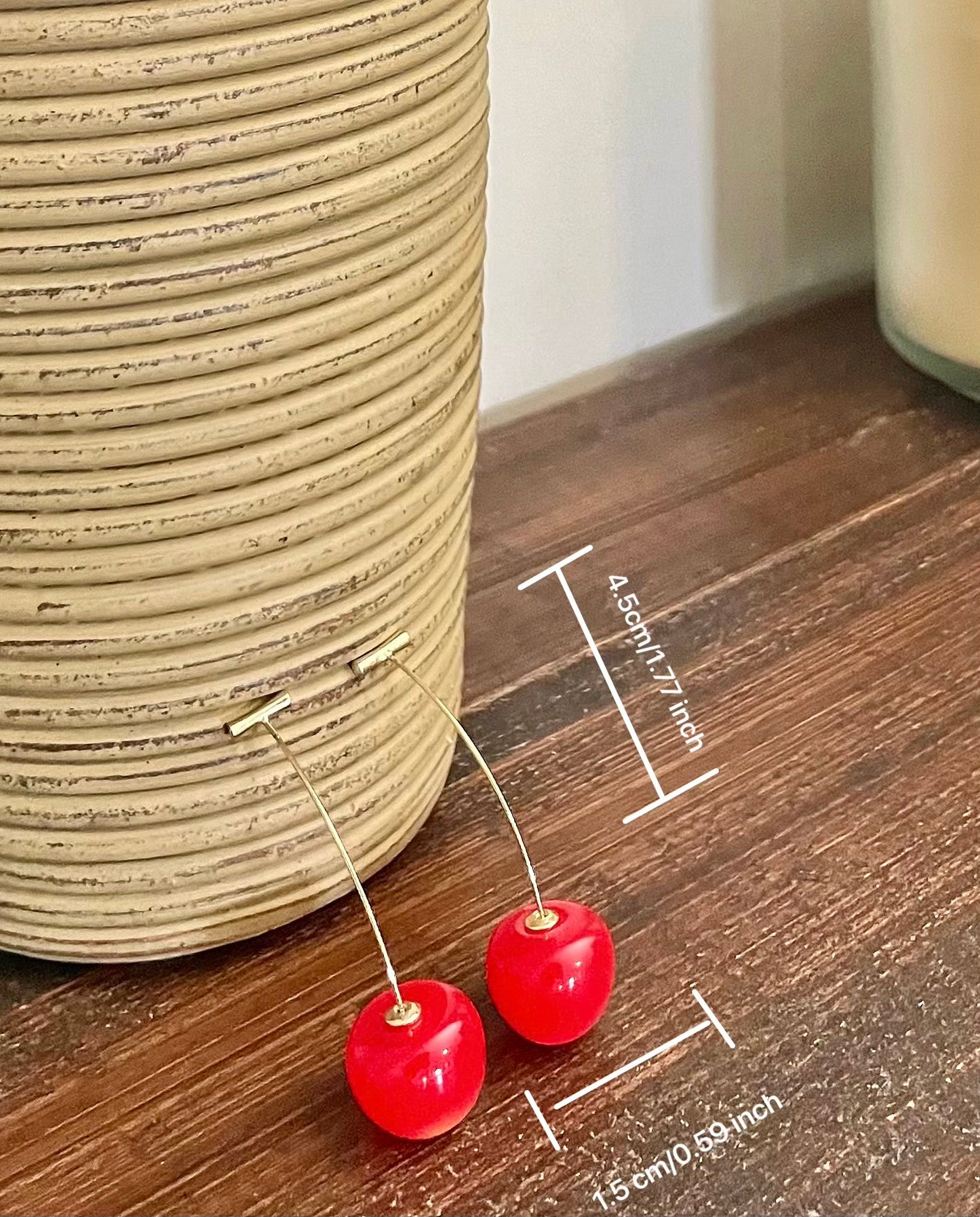 Cherry Dangle Earrings