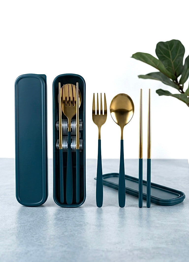4pcs Stainless Steel Travel Cutlery Set