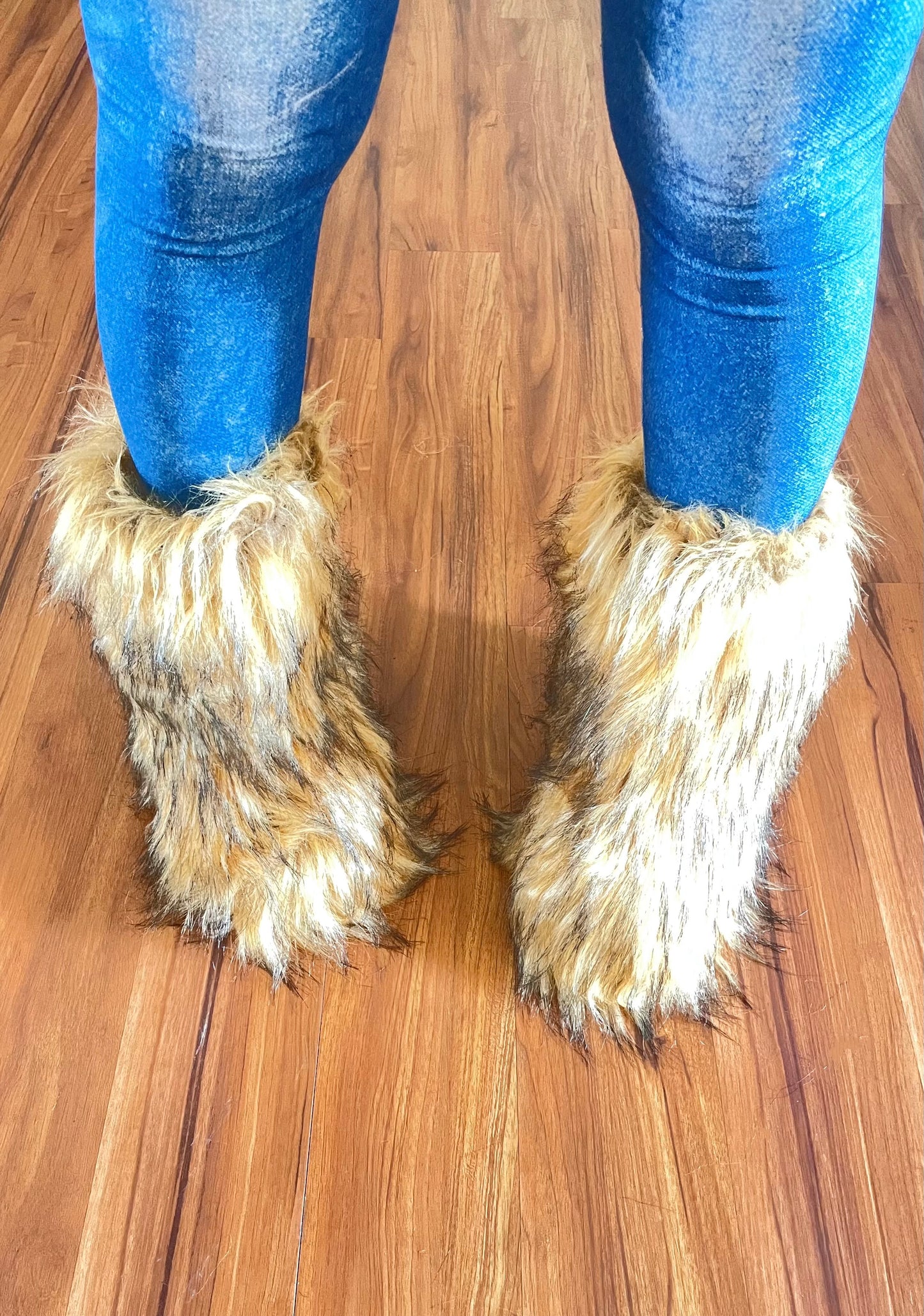 Faux Fur Calf Boots