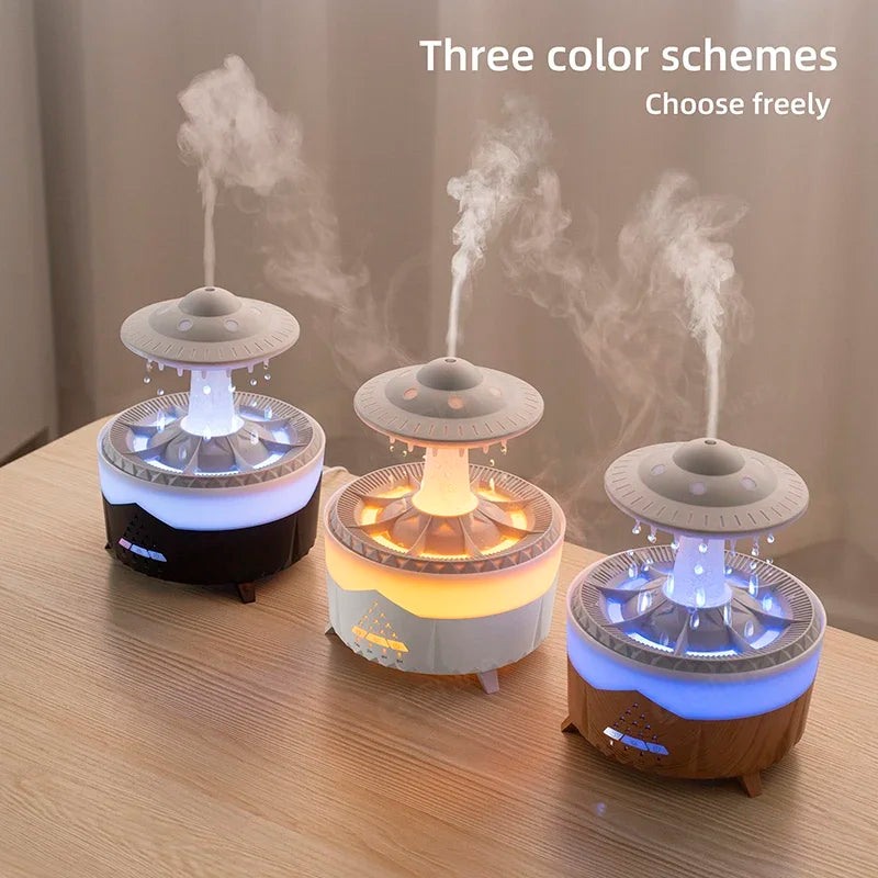 Rain Cloud Humidifier Diffuser Lamp with Remote Control