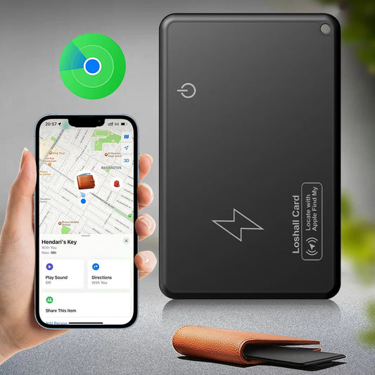 Ultra-thin Wallet Tracking Card GPS Location Anti-Loss Tag Iphone Bluetooth