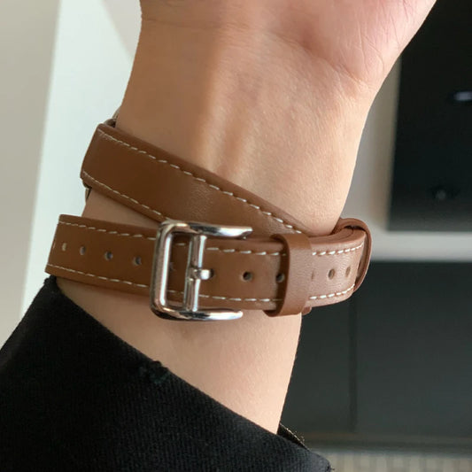Leather Strap Replacement Band for Apple Watch