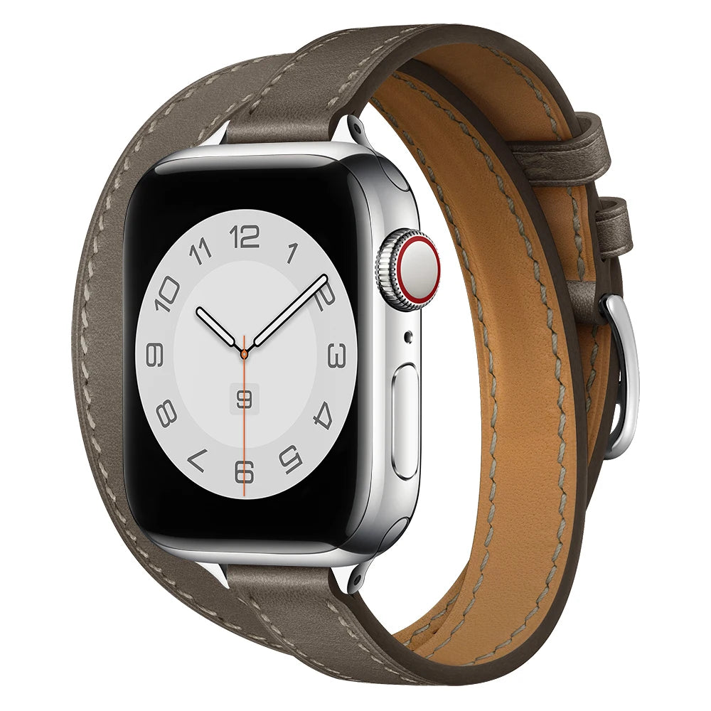 Leather Strap Replacement Band for Apple Watch