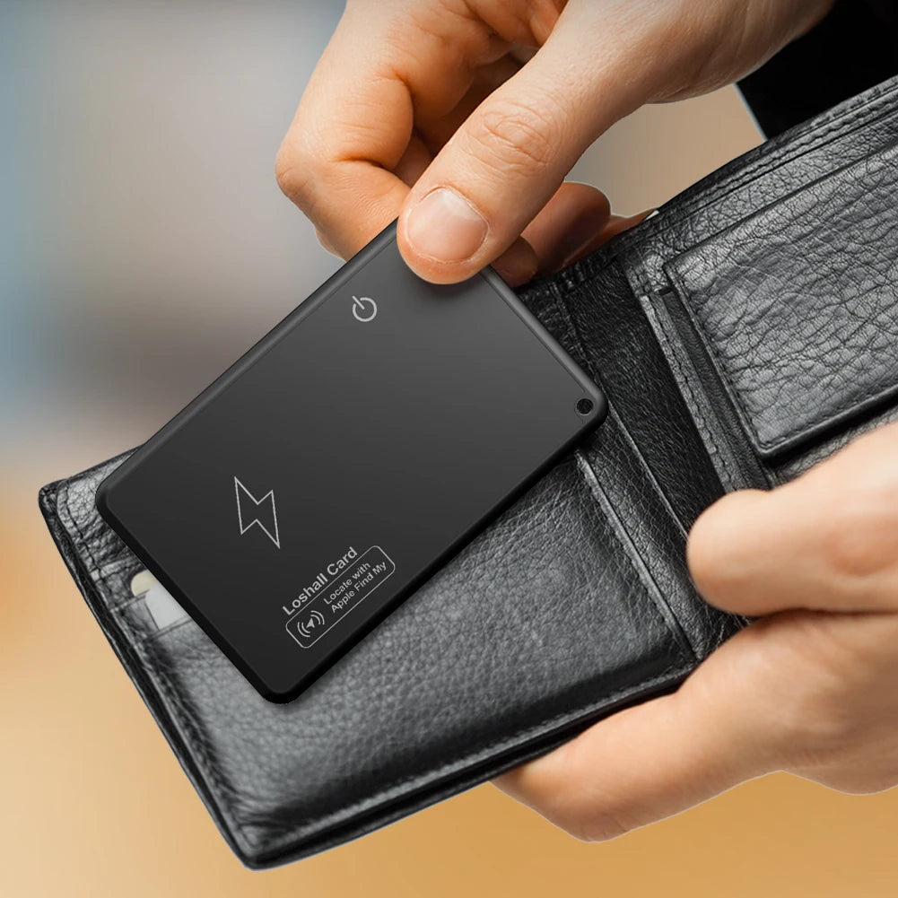 Ultra-thin Wallet Tracking Card GPS Location Anti-Loss Tag Iphone Bluetooth