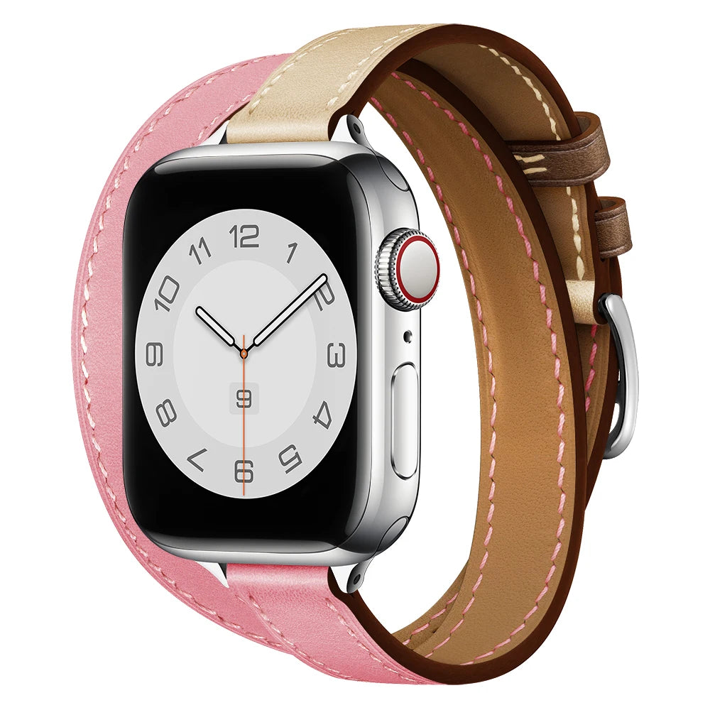 Leather Strap Replacement Band for Apple Watch