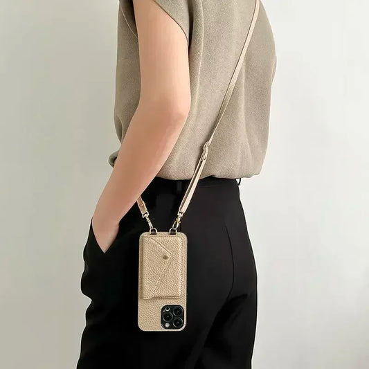 Lanyard Crossbody Wallet w/ Phone Case