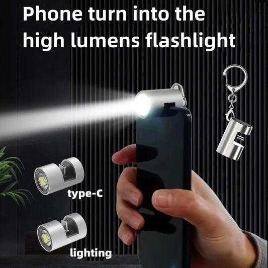 USB Rechargeable Portable Phone Flashlight 280 Lumens Outdoor Hand Torch Tactical Pocket flashlight