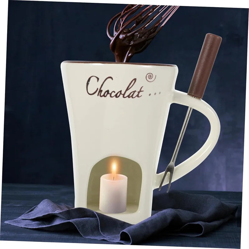Double-Layer Heat-Resistant Ceramic Cup Coffee Tea Hot Chocolate