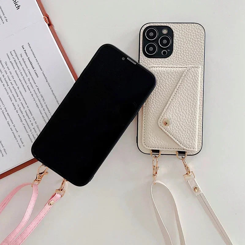 Lanyard Crossbody Wallet w/ Phone Case