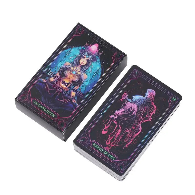 Inspired Neon 78 Tarot Oracle Cards