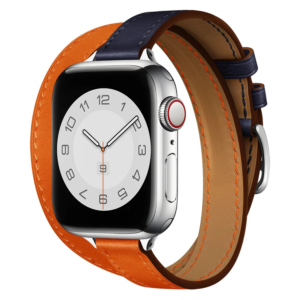 Leather Strap Replacement Band for Apple Watch