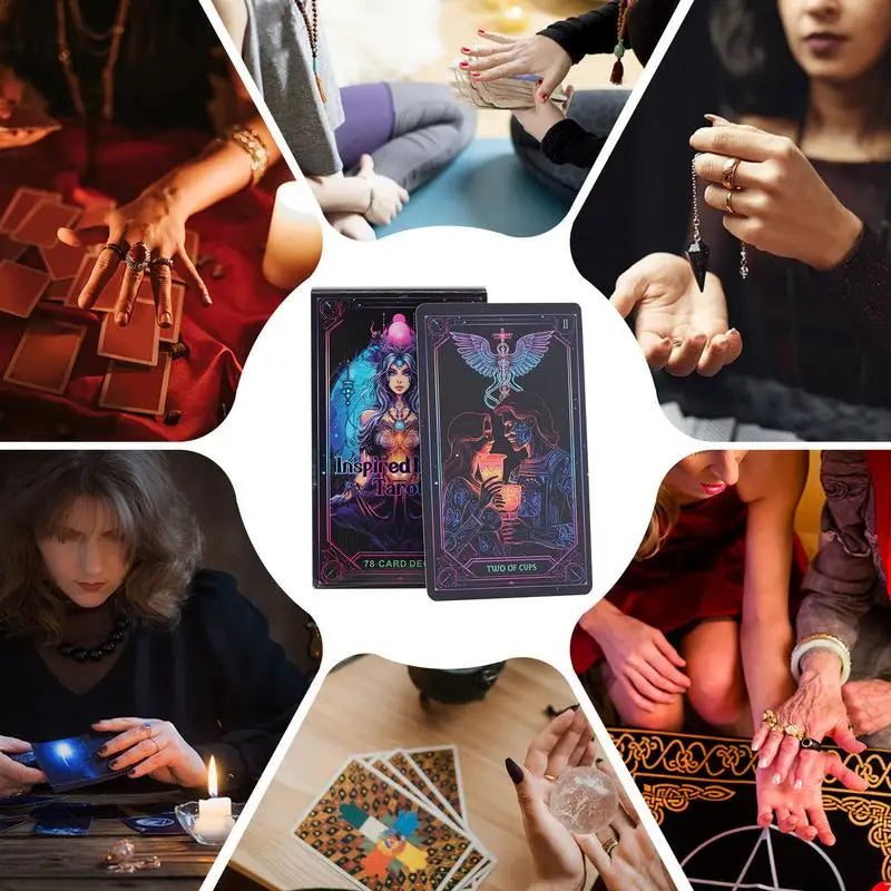 Inspired Neon 78 Tarot Oracle Cards