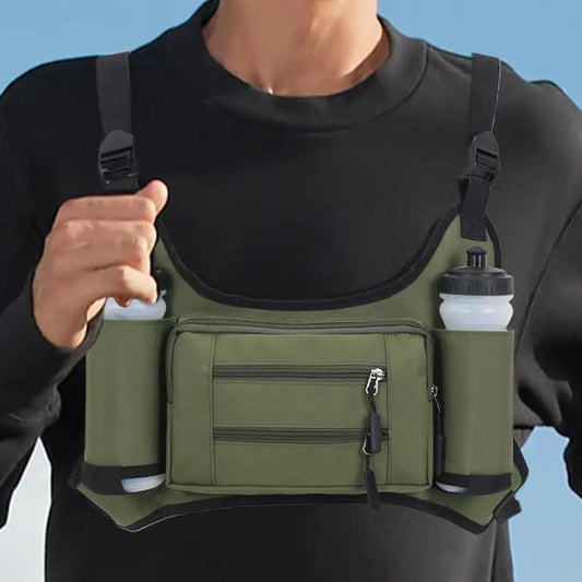 Outdoor Workout Multi Pocket Storage Running Vest Sport Unisex