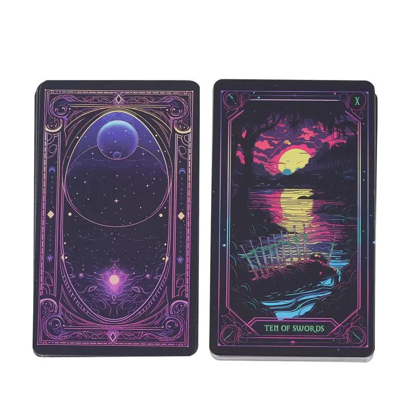 Inspired Neon 78 Tarot Oracle Cards