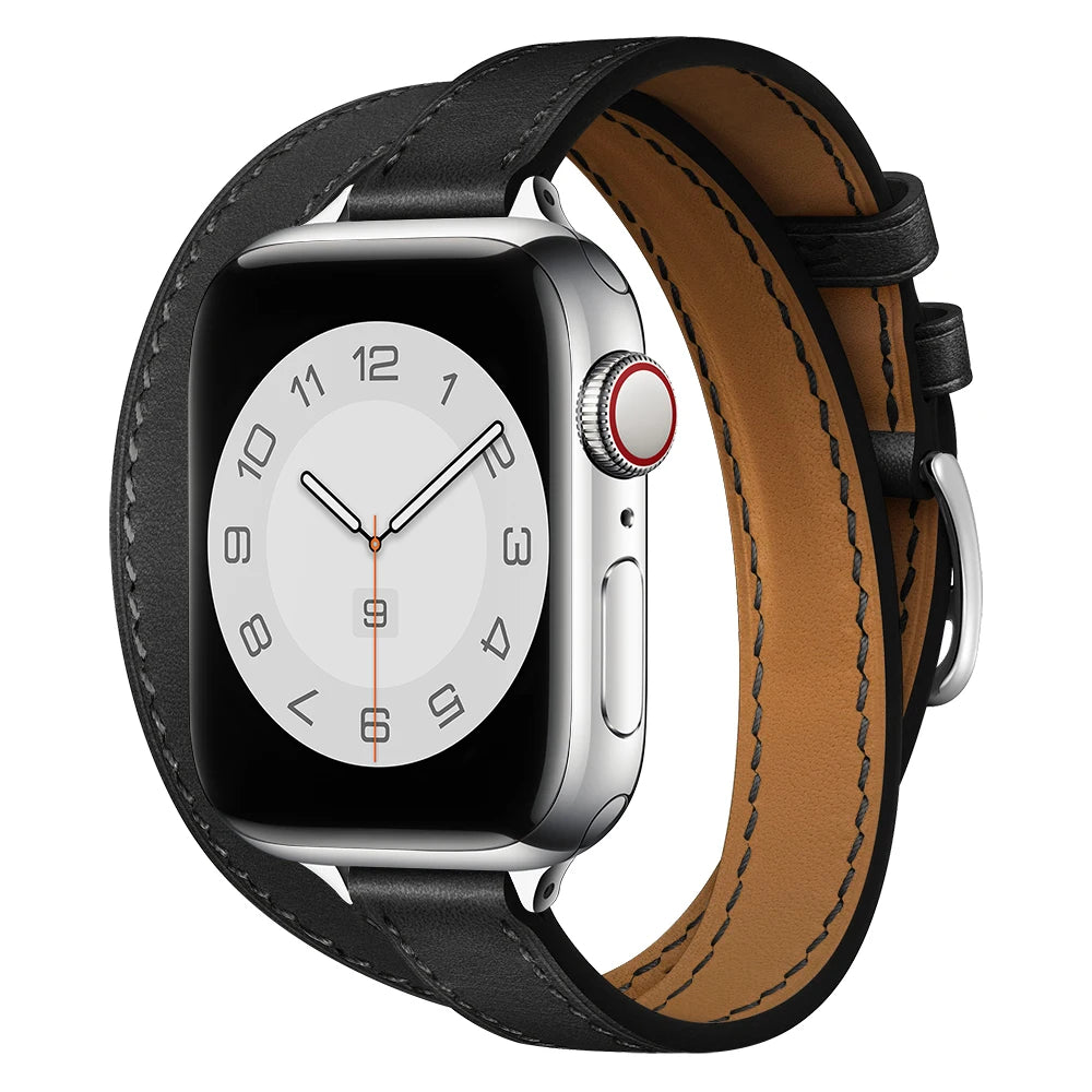 Leather Strap Replacement Band for Apple Watch