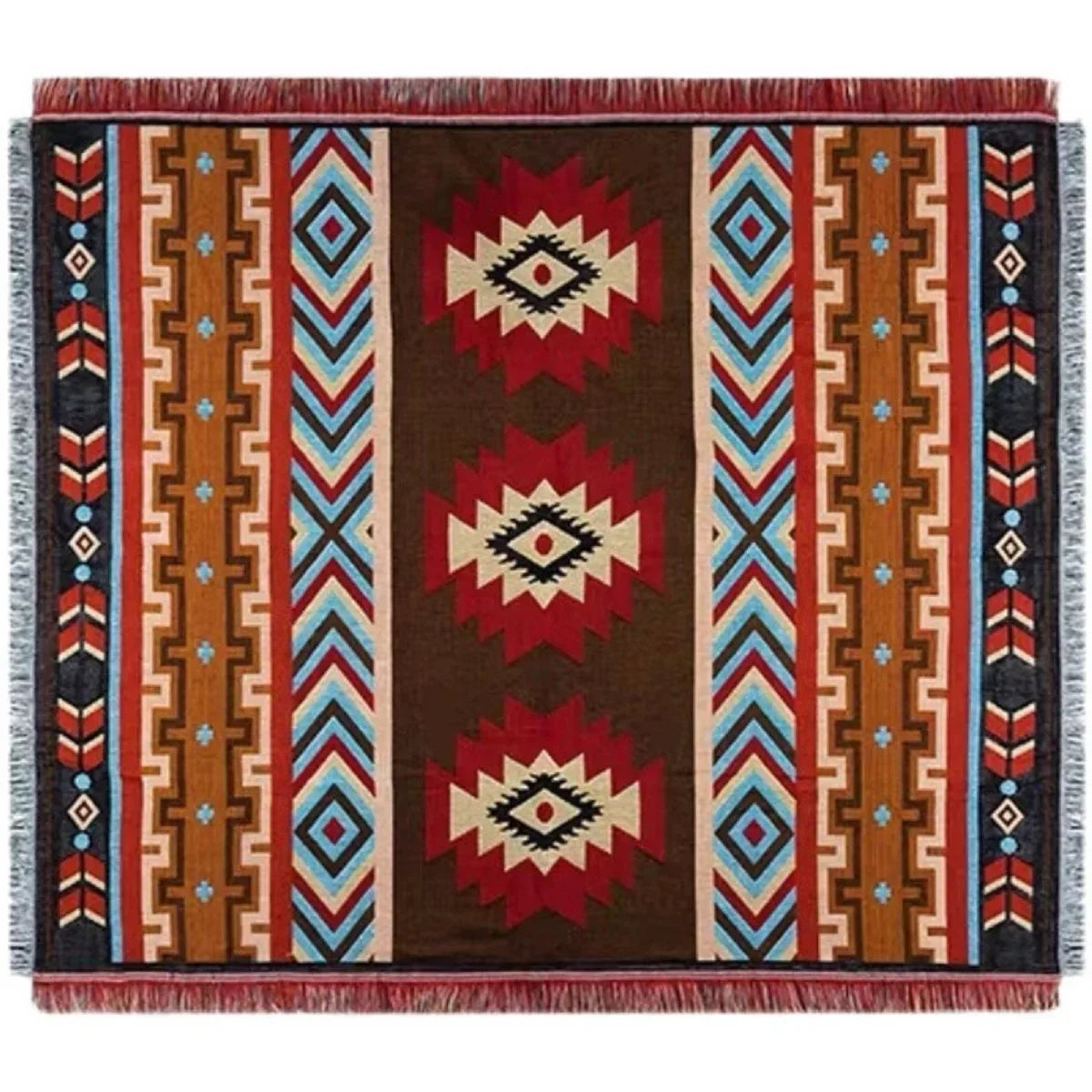 Elegant Bohemian Style Travel Picnic Mat Throw Blanket