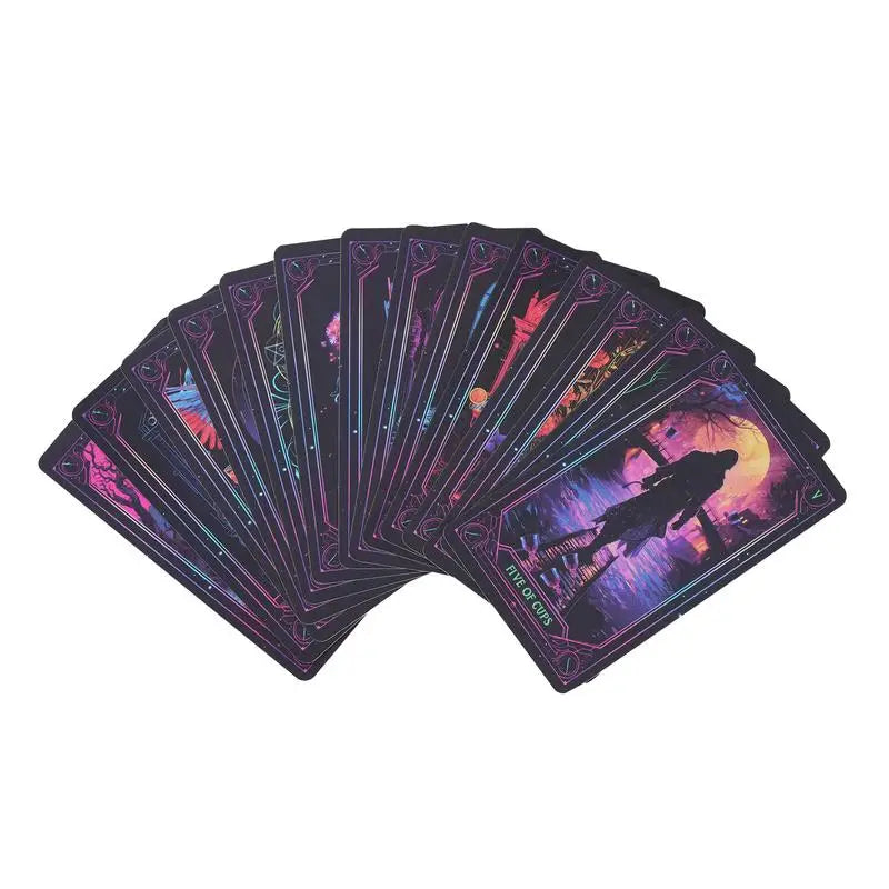 Inspired Neon 78 Tarot Oracle Cards