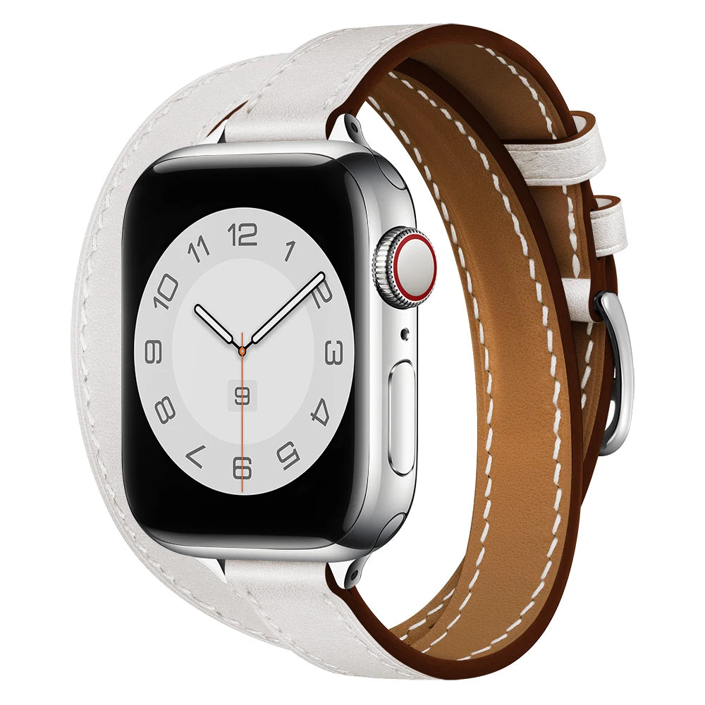 Leather Strap Replacement Band for Apple Watch