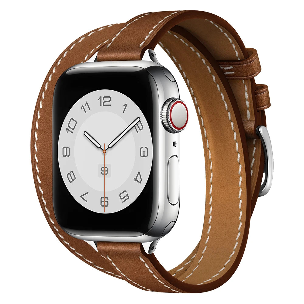Leather Strap Replacement Band for Apple Watch